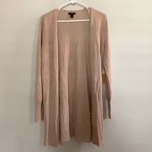 Brand new Halogen tan long cardigan